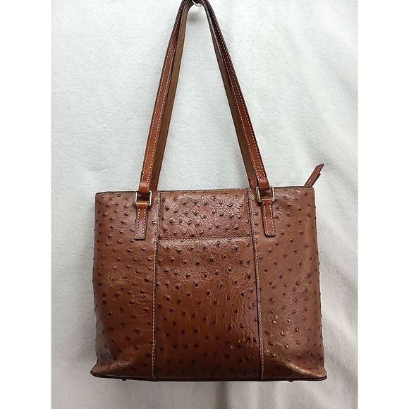 Dooney and Bourke Lexington Ostrich Embossed Leather